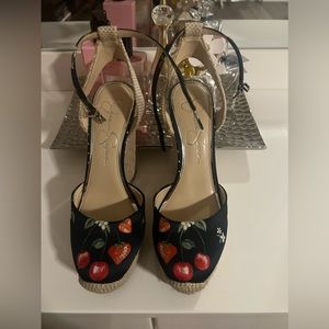 Jessica Simpson  Ankle-Strap Platform Wedge Sandals